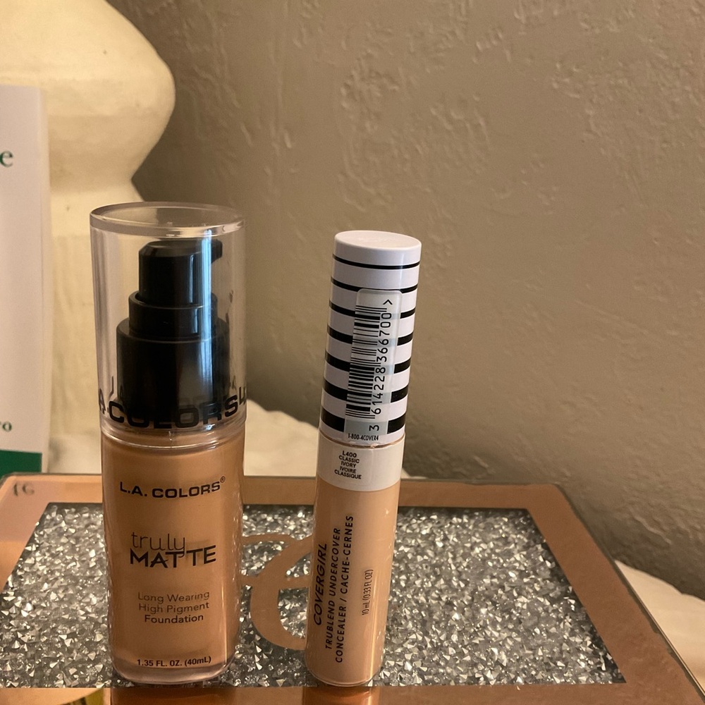 L.A. Colors Truly Matte Foundation and Concealer - Tan